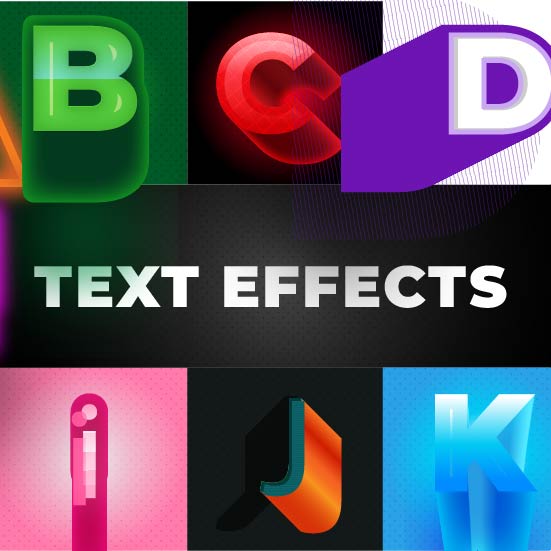 Fonts Effects - RGB SPOT
