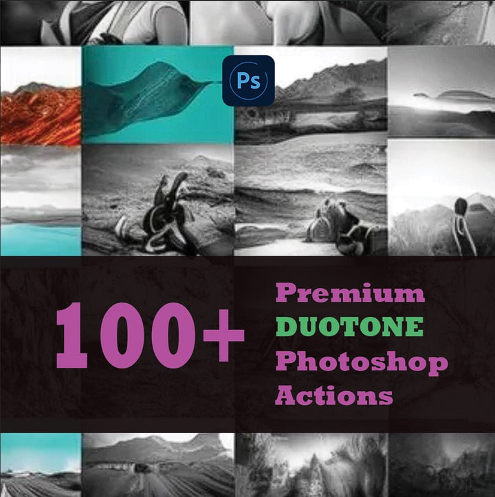 
									100+ Photoshop Dutone Actions