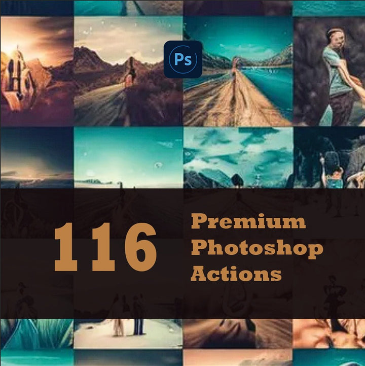 
									116 Premium Photoshop Actions