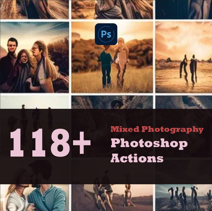 
									118+ Mixed Photography PS Actions