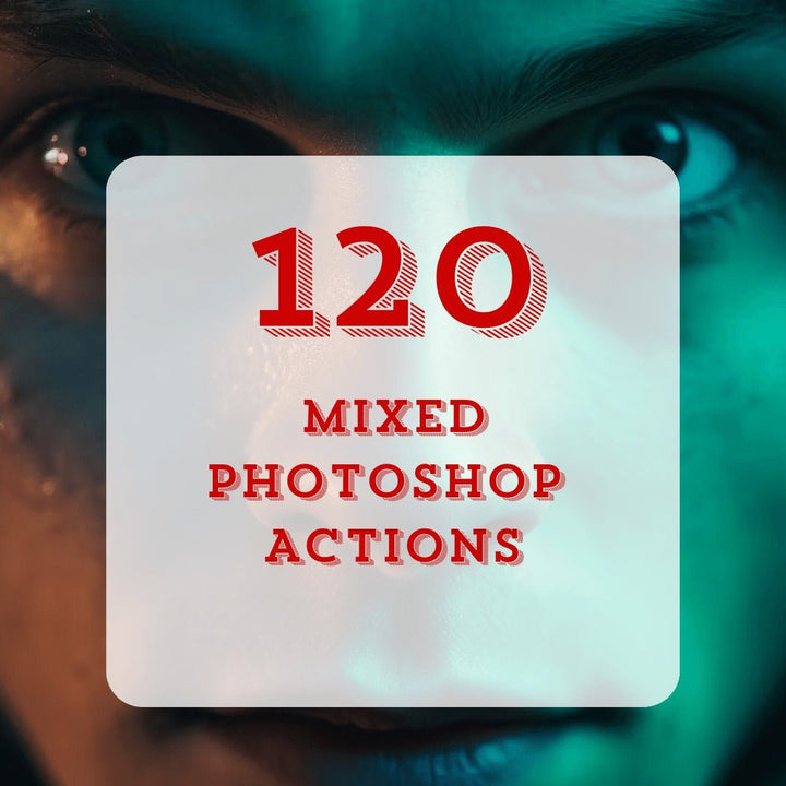 
									120 Mixed Photoshop Actions