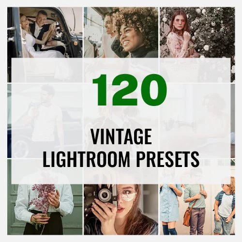 
									120 Vintage, Retro Lightroom Presets