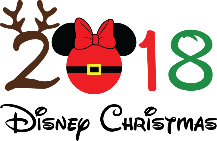 
									2018 Christmas Mickey Minnie SVG