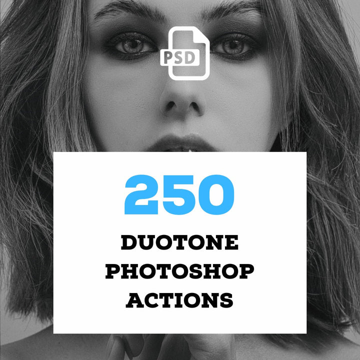 
									250 DuoTone Photoshop Actions