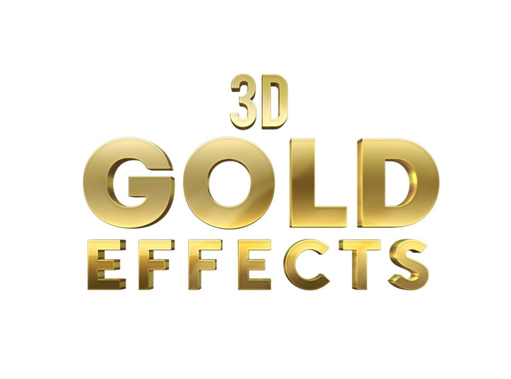 
									3D Lustrous Gold Font Effect PSD Template