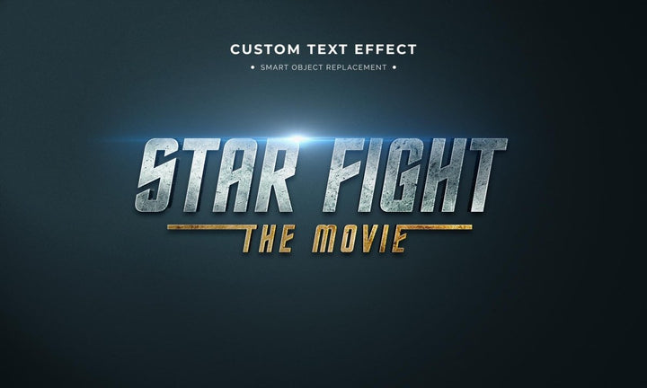 
									3D Star Fight Silver Spotlight Font Effect PSD Template