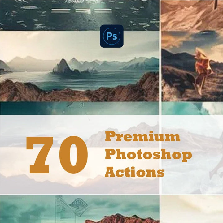 
									70 Premium Photoshop Actions