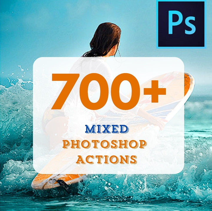 
									700+ Premium Photoshop Mixed Actions