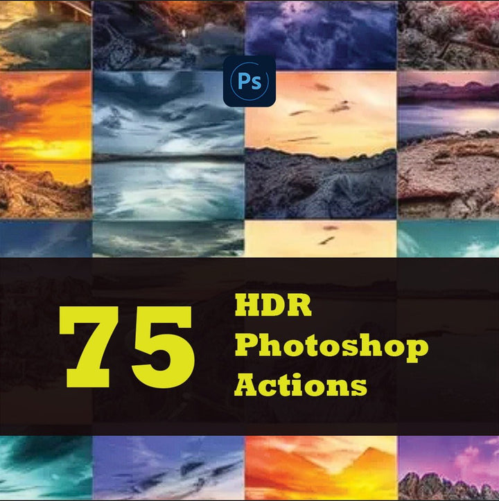 
									75 HDR Photoshop Actions