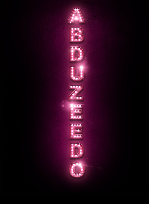 
									Abduzeedo Pink Vertical Glowing Font Effect PSD Template