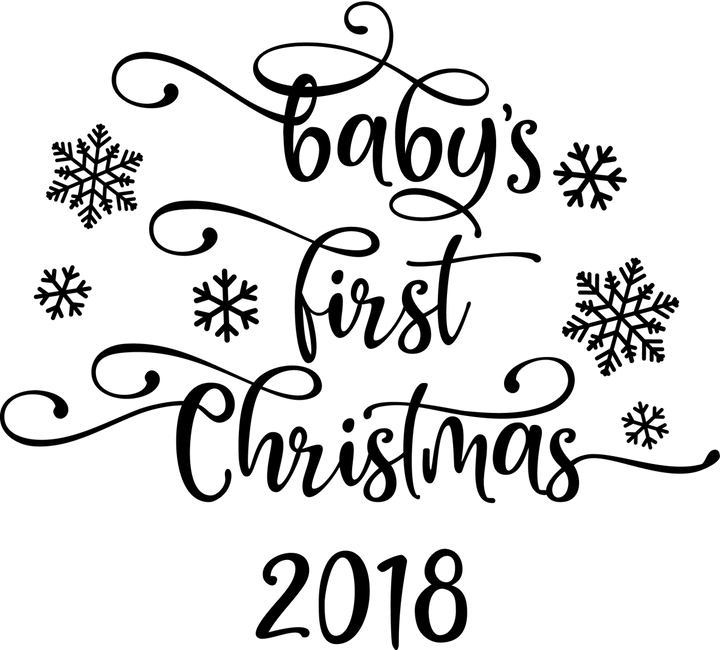 
									Baby’s First Christmas SVG 02