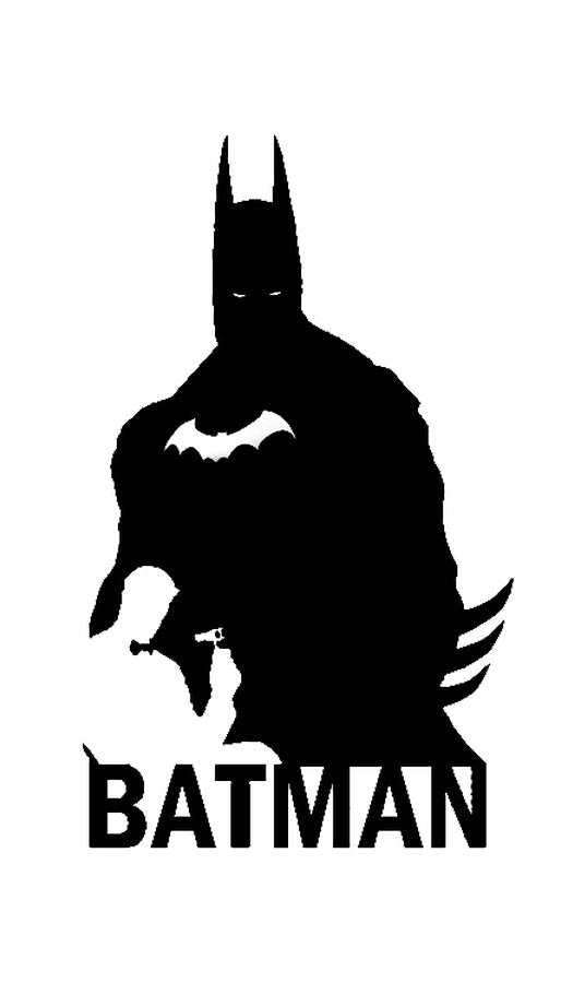 
									Batman Silhouette Iconic Superhero Logo SVG