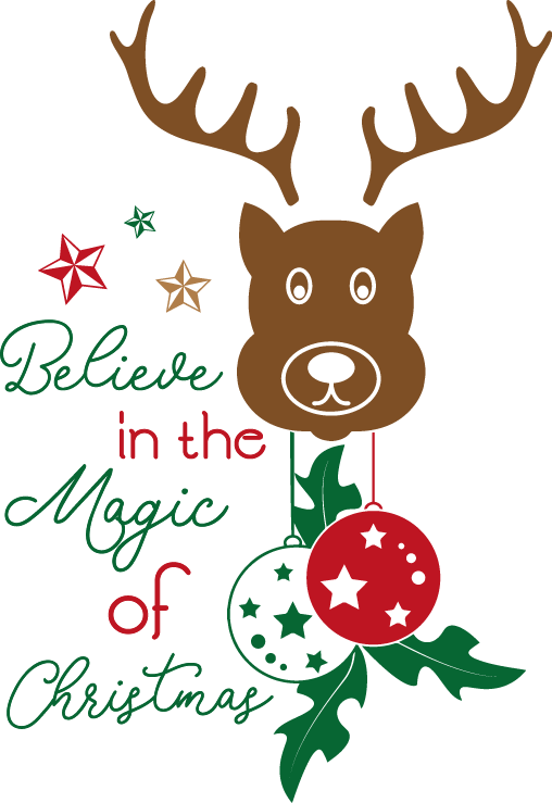 
									Believe In the Magic of Christmas SVG