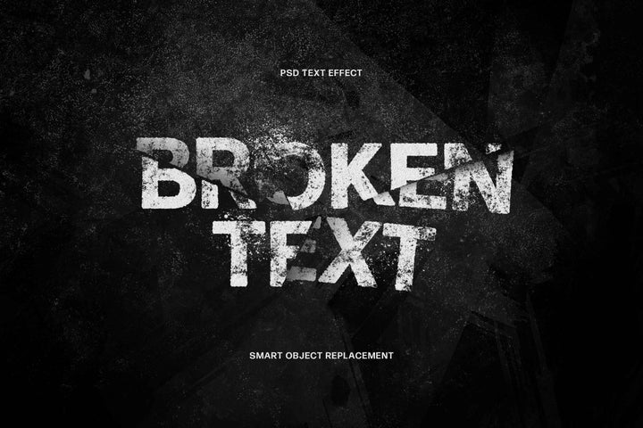 
									Broken Elegance Font Effect PSD Template