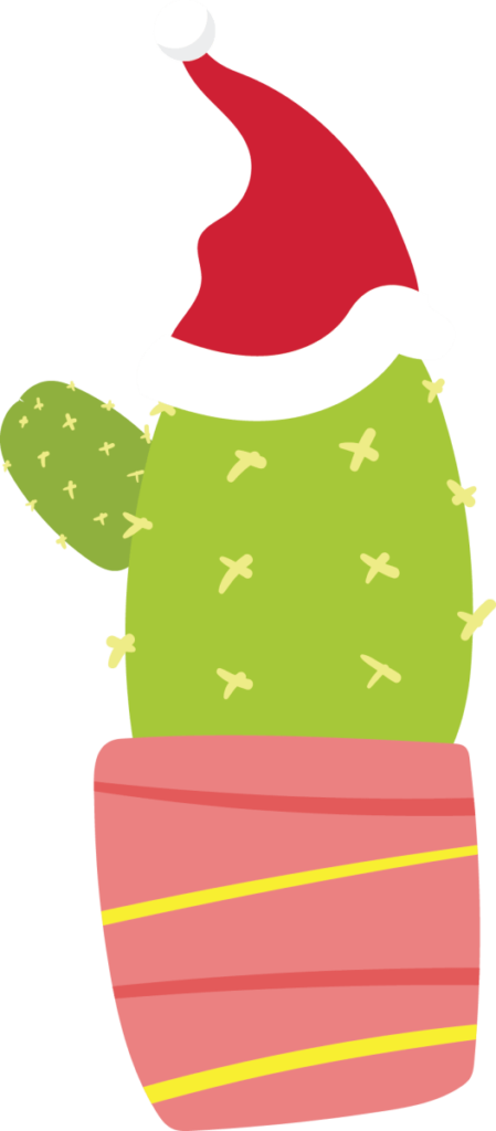 Cactus Christmas SVG 02