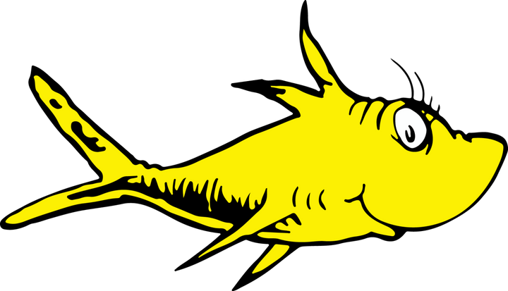 
									Cartoon Yellow Shark Swimming SVG