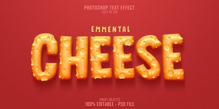 
									Cheesy Extrusion Font Effect PSD Template