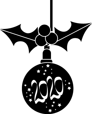 
									Christmas 2020 Batwing Ornament SVG