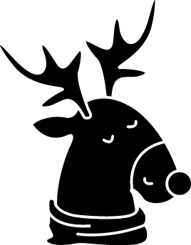 
									Christmas Cartoon Reindeer SVG