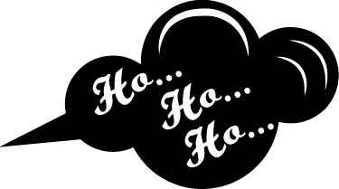 
									Christmas Ho Ho Ho Speech Bubble SVG