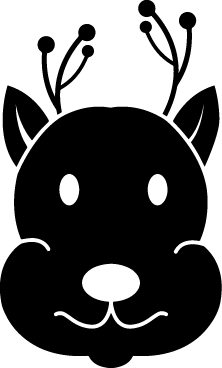 
									Christmas Reindeer Cat SVG