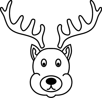 Christmas Reindeer Dog SVG