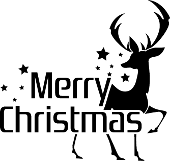 
									Christmas Reindeer Snowflake Silhouette SVG