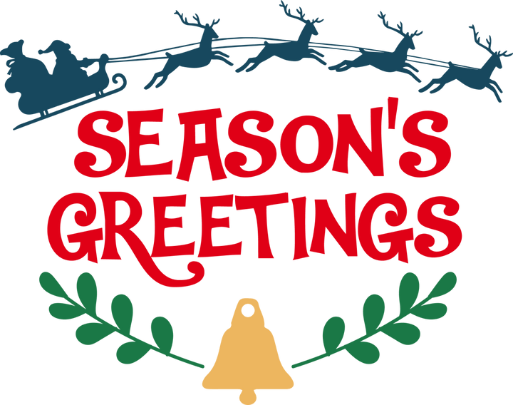 
									Christmas Season’s Greetings SVG 01