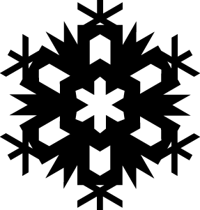 Christmas Snowflake Pattern SVG