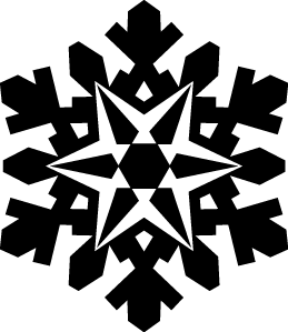 
									Christmas Snowflake Star SVG