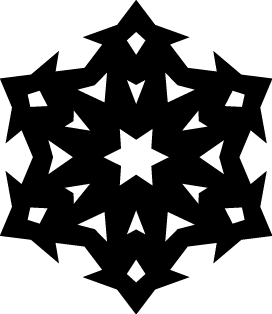 
									Christmas Star Snowflake SVG 02