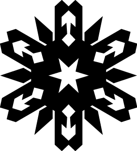 
									Christmas Star Snowflake SVG