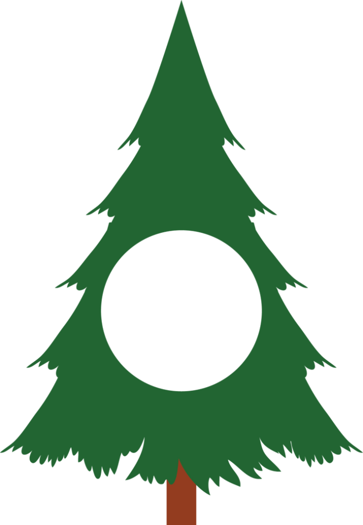 
									Christmas Tree Monogram SVG 01