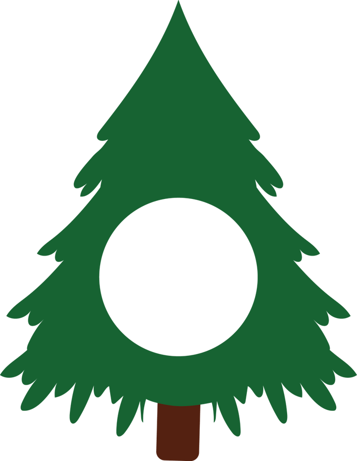 
									Christmas Tree Monogram SVG 05