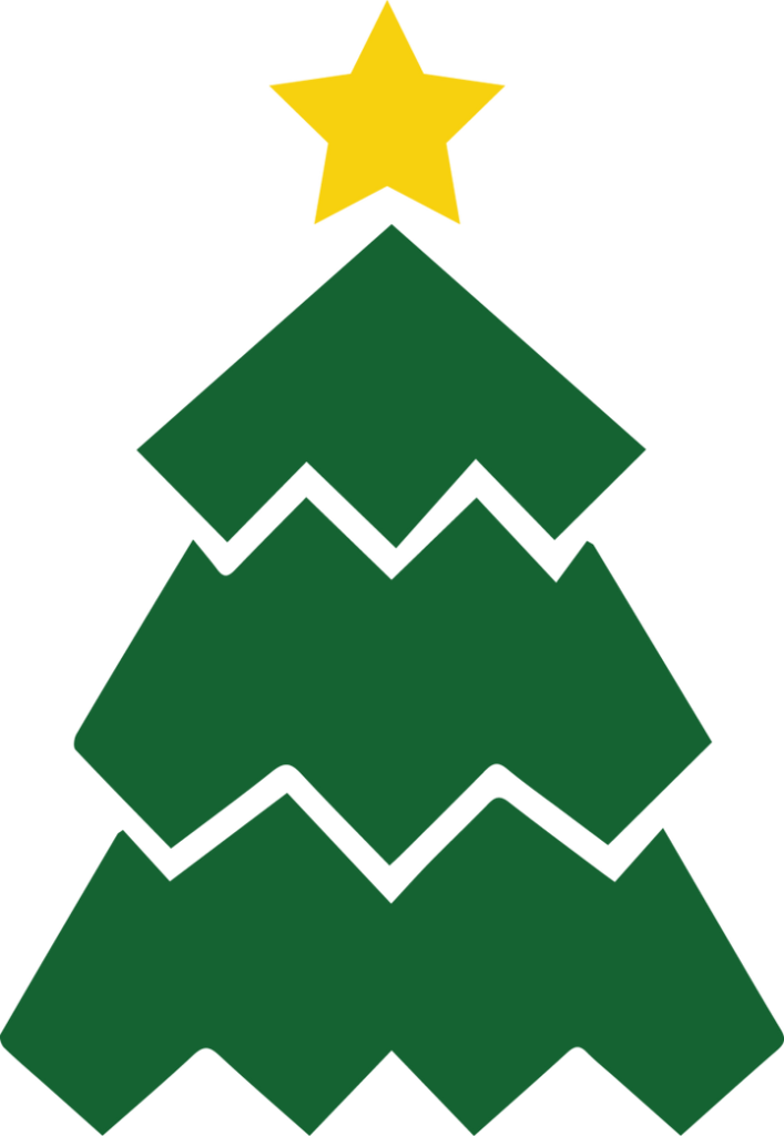 
									Christmas Tree With Start SVG