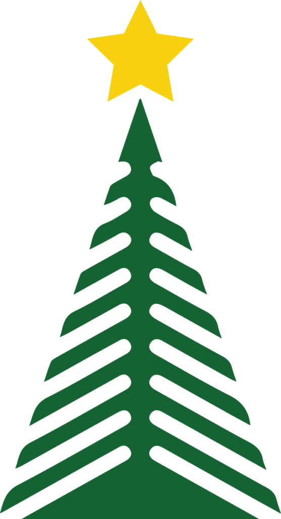 
									Christmas Tree With Yellow Star SVG