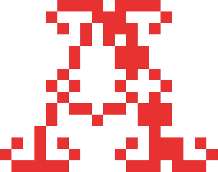 
									Cross Stitch Alphabet A SVG