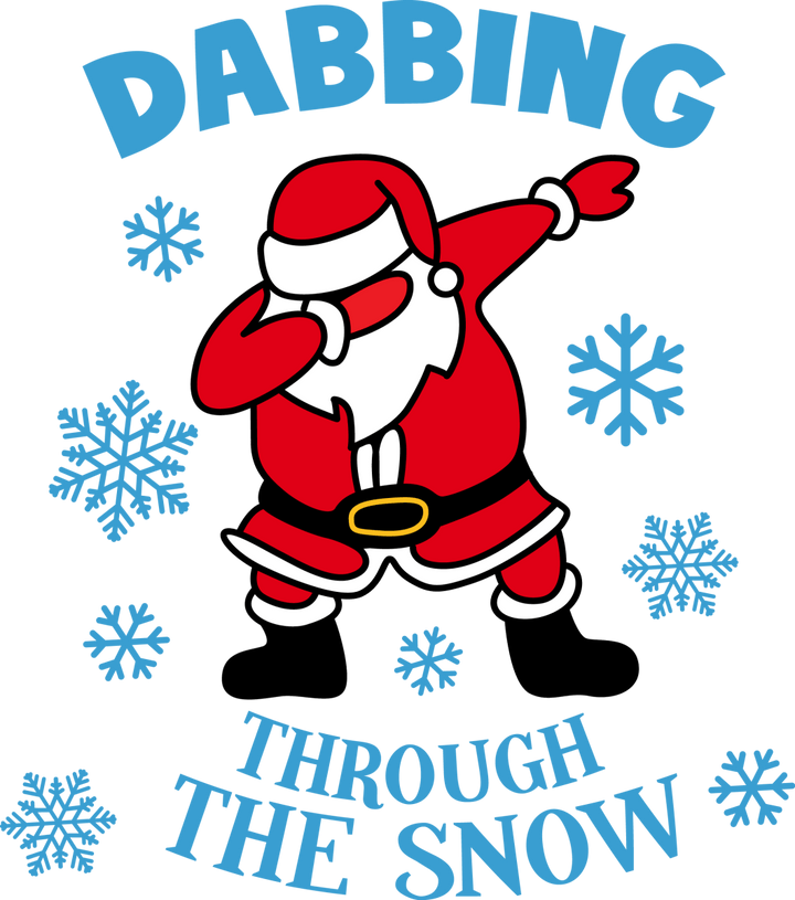 
									Dabbing Through The Snow SVG