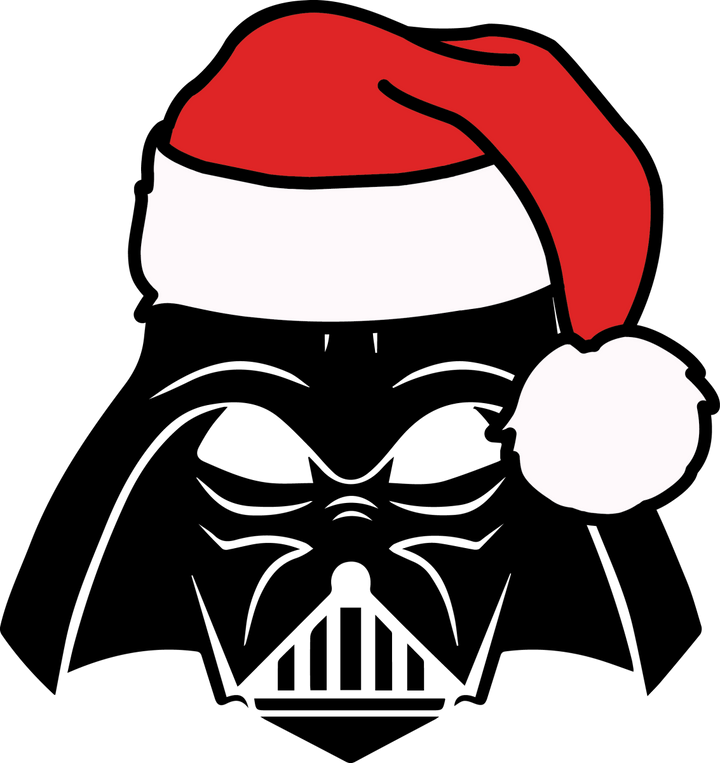 
									Darth Vader Santa Christmas SVG