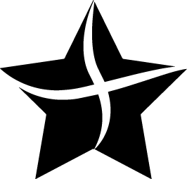 Diagonal Line Star Icon SVG