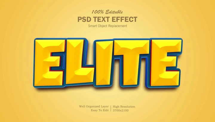 
									Elite Sunrise Font Effect PSD Template