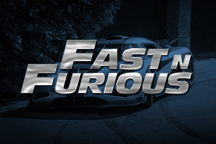 
									Fast N Furious Metallic Font Effect PSD Template