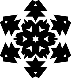 
									Festive Christmas Snowflake Design SVG