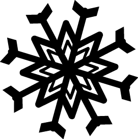 Geometric Christmas Snowflake Design SVG 02