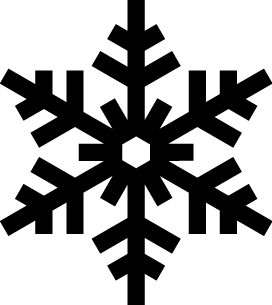 Geometric Christmas Snowflake Design SVG