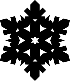 Geometric Star Christmas Snowflake SVG