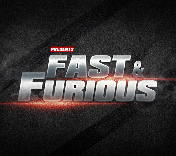 
									Glowing Fast & Furious Font Effect PSD Template