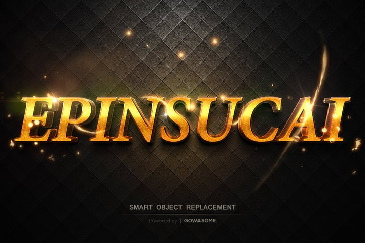 
									Golden Epinsucai Sparkle Font Effect PSD Template