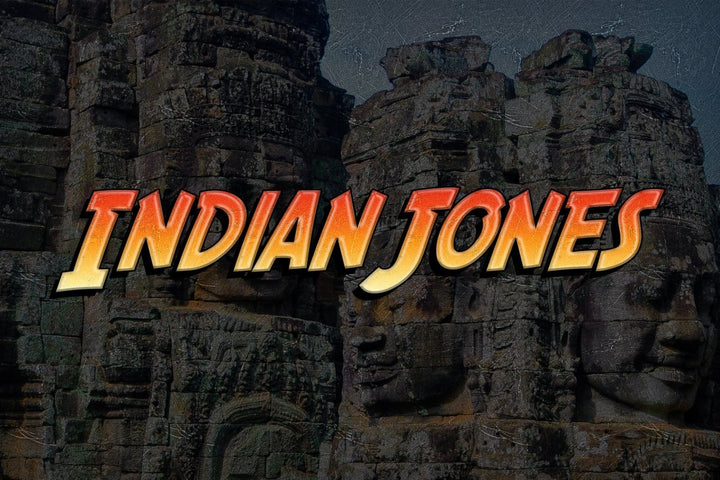 
									Indian Jones Rocky Font Effect PSD Template