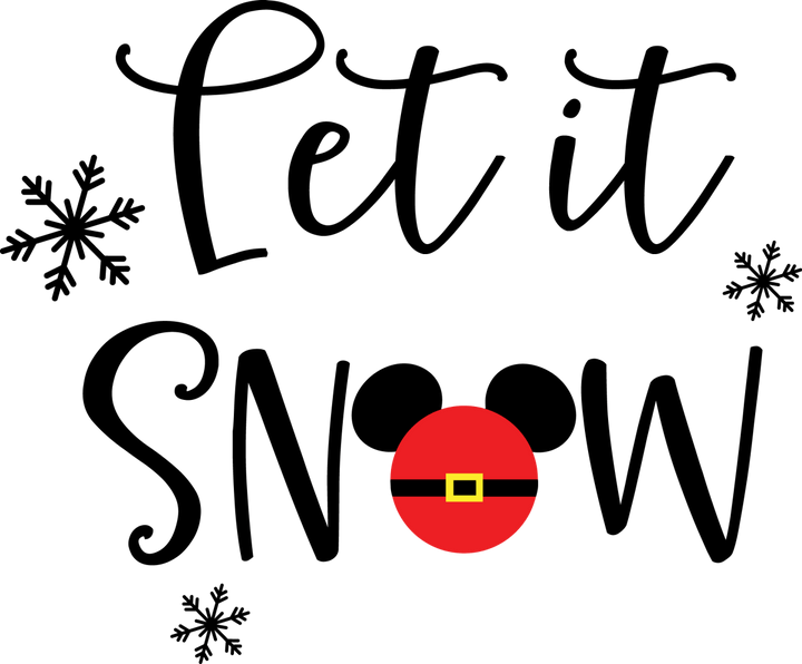 
									Let it Snow Mickey SVG